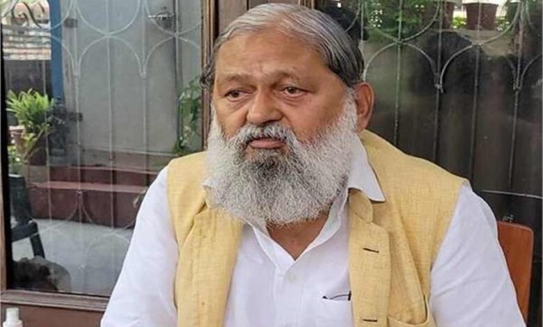 कैबिनेट मंत्री अनिल विज